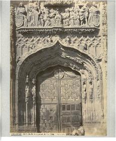 Valladolid, Kirche San Pablo, Portal, Detail