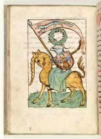 Die Keuschheit, in: Die sieben Tugenden und Todsünden. (Arnoldus de Hollandia, Liber gnosolitos.)