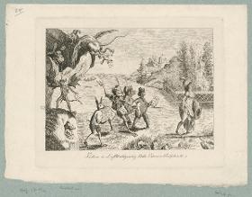 Parthiee des Lustwäldgens bey Belle Vûe von der Nordseite in W..k