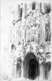 Portal und Fassade eines barocken Gebäudes