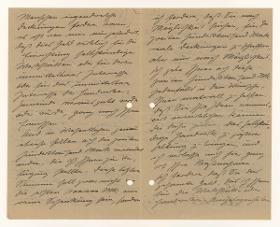 Brief von Herta König an Heinrich Tessenow