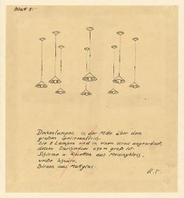 Deckenlampen aus Messingblech
