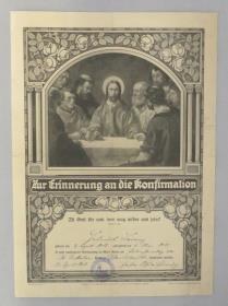 Zur Erinnerung an die Konfirmation von Helmut Lorany