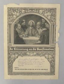 Zur Erinnerung an die Konfirmation von Heinrich Friedrich Wilhelm Meier