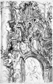 Oberer Teil eines Barockaltars