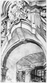 Oberer Teil eines barocken Portals