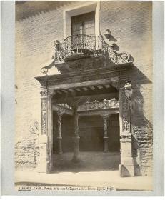 Zaragoza, Palast von Gabriel Zaporta, Portal