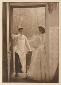 Schlachter und Kleinmädchen (aus dem Album "Hamburg: Land und Leute der Niederelbe")