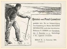 Bruno und Paul Cassirer Ausstellung von Werken Deutscher Naturalisten