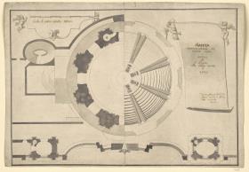 Kuppel von S. Agnesa al Piazza Navona, Grundriss und Aufsicht