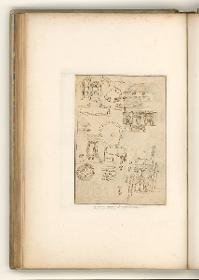 Rom, Ansichten verschiedene Grabbauten, Verso: Rom, Grabbauten, u.a. Tor de Shiavi, Grab bei S. Maria de Capua Vetere