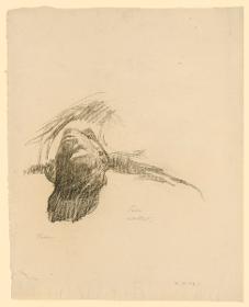 Toter Junge (Detailstudie zur Radierung "Schlachtfeld")