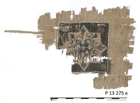 Papyrus mit einer Wirkmustervorlage