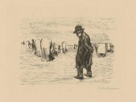 Israëls am Strand von Scheveningen