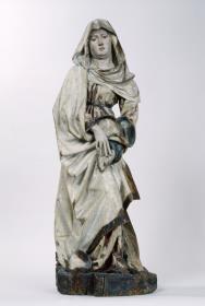Trauernde Maria aus einer Kreuzigung Christi