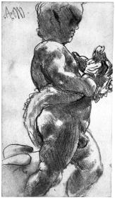 Putto mit Delphin