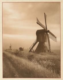 Ochstenwärder. Wasserhebemühlen (aus dem Album "Hamburg: Land und Leute der Niederelbe")