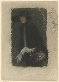 Frau in Kostüm