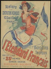L'Etendard Francais. Bicyclettes et tricycles