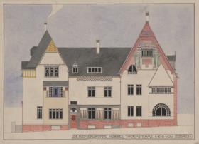 Darmstadt, Projekt Häusergruppe Harres, Aufriss
