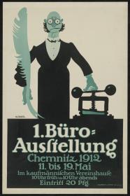 1. Büroausstellung in Chemnitz