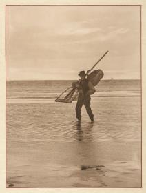 Cuxhaven. Krabbenfischer vor Cuxhaven (aus dem Album "Hamburg: Land und Leute der Niederelbe")