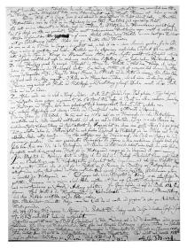 Handschriftlicher Bericht Adolph Menzels zum Krönungsbild im Krönungsalbum