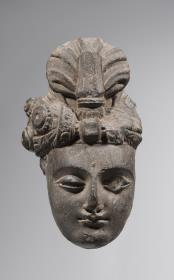 Kopf eines Bodhisattva mit Turban