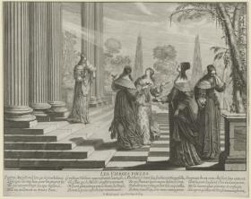 Das Gleichnis von den klugen und törichten Jungfrauen, Bl. 7: Désarroi des Vierges folles