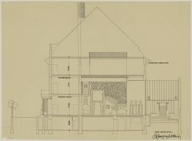 Strassburg, Projekt Villa Schwarzmann, Schnitt