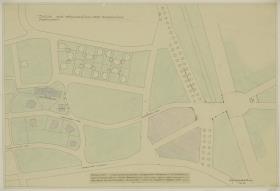 Darmstadt, Projekt Erschliessung der Rosenhöhe, Situationsplan