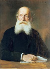 Porträt des Chemikers Friedrich August Kekulé von Stradonitz