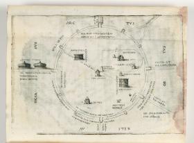Stadtmauer und Gebäude. De Nola Opusculum, Venedig 1514