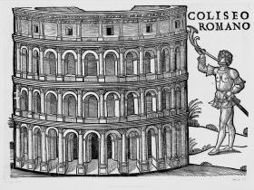 Triumphzug Cäsars, Blatt 1: Coliseo Romano