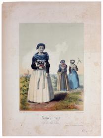 Nationaltracht auf der Insel Föhr.