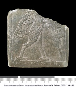 Amulett gegen die Dämonin Lamaschtu mit Inschrift