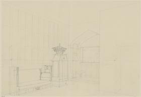 St. Louis, Sommersitz eines Kunstfreundes auf der internationalen Ausstellung, Wohnzimmer, Raum 22, Perspektive von Osten