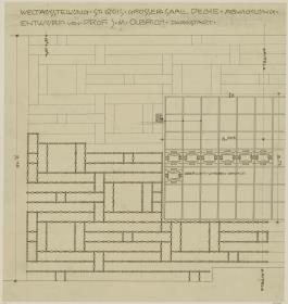 St. Louis, Sommersitz eines Kunstfreundes auf der internationalen Ausstellung, Bibliothek, Raum 24, Deckenprojektion