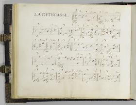 La Dedicasse. Notenblatt zu "La Rhetorique des Dieux" von Denis Gaultier