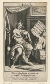 Thalia (Aus der Folge: Musae IX Viro ...Philip Hainhofero...DDD à Wolfgango Kiliano glypte A.V.A.V.P. 1612)