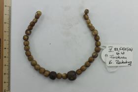 Kette aus Glasperlen