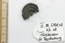 Bronzeblechfragment