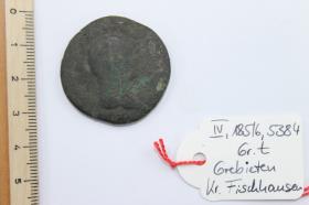 Römische Bronzemünze