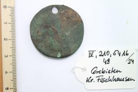 Römische Bronzemünze