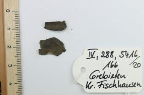 Bronzeblechfragmente