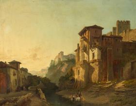 Vor den Mauern der Alhambra