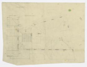 Umbau Wohn- und Geschäftshaus STERN, Agram (Zagreb), Dachaufsicht und Teilschnitt