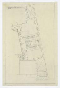 Umbau Wohn- und Geschäftshaus STERN, Agram (Zagreb), Nebentreppe, Grundriss-Vorschlag III