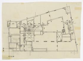 Umbau Wohn- und Geschäftshaus STERN, Agram (Zagreb), Wohngeschoss, Grundriss