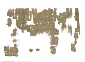 Aramäischer Papyrus mit einer Liste von über 120 Spendengebern an den jüdischen Tempel von Elephantine